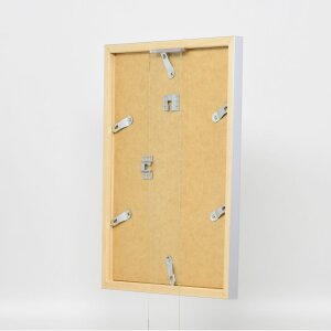Dřevěný rám Top Cube 62x93 cm stříbrné antireflexní sklo