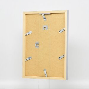 Dřevěný rám Top Cube 62x93 cm stříbrné antireflexní sklo
