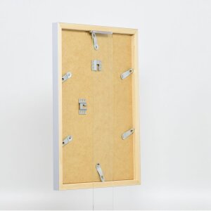 Dřevěný rám Top Cube 62x93 cm stříbrné antireflexní sklo