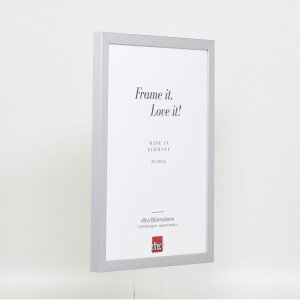 Dřevěný rám Top Cube 62x93 cm stříbrné antireflexní sklo