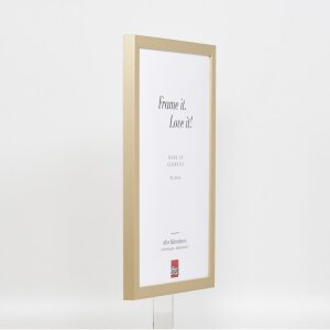 Dřevěný rám Top Cube 62x93 cm zlaté antireflexní sklo