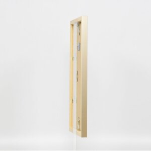 Dřevěný rám Top Cube 62x93 cm zlaté antireflexní sklo