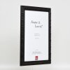 Efektní dřevěný rám profil 94 černý 62x93 cm antireflexní sklo