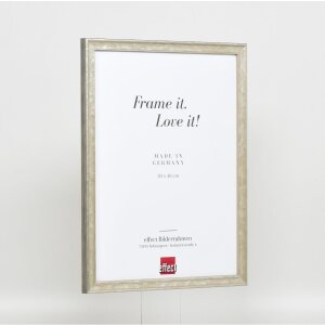 Efektní dřevěný rám profil 2070 akrylové sklo 62x93 cm stříbrný
