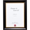 Efektní dřevěný rám profil 95 černý 62x93 cm antireflexní sklo