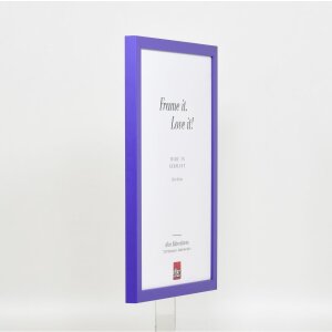 Dřevěný rám Top Cube 62x93 cm fialové muzejní sklo