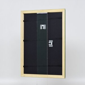 Efektní dřevěný rám profil 21 zelený 62x93 cm muzejní sklo