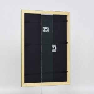 Efektní dřevěný rám profil 21 zelený 62x93 cm muzejní sklo