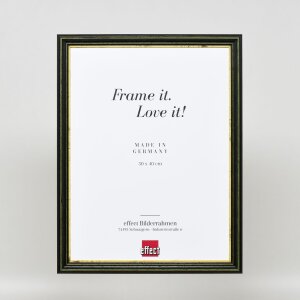 Efektní dřevěný rám profil 21 zelený 62x93 cm muzejní sklo
