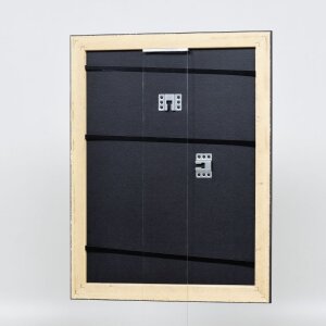 Efektní dřevěný rám profil 94 černá 62x93 cm muzejní sklo