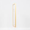 Efektní rám z masivního dřeva profil 20 gold 7x10 cm normální sklo