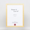 Efektní dřevěný rám profil 2210 přírodní 7x10 cm normální sklo