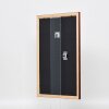 Efektní dřevěný rám profil 2210 tmavě hnědý 7x10 cm normální sklo