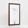 Efektní dřevěný rám profil 2210 tmavě hnědý 7x10 cm normální sklo