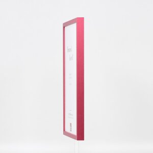 Efektní dřevěný rám profil 35 červená 7x10 cm normální sklo