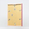 Efektní dřevěný rám profil 35 červená 7x10 cm normální sklo