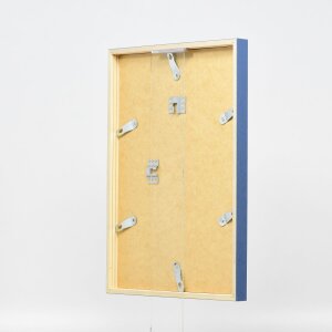 Efektní dřevěný rám profil 35 modrý 7x10 cm normální sklo