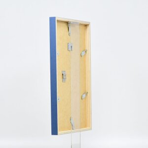 Efektní dřevěný rám profil 35 modrý 7x10 cm normální sklo