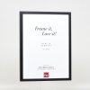 Efektní dřevěný rám profil 35 černý 7x10 cm normální sklo
