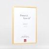 Efektní rám z masivního dřeva profil 20 jedle zelená 7x10 cm muzejní sklo
