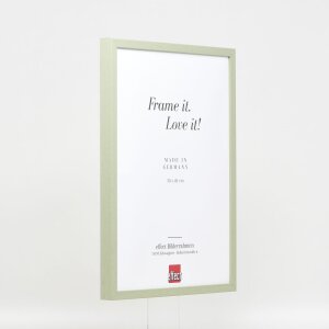 Efektní dřevěný rámový profil 35 zelený 7x10 cm antireflexní sklo