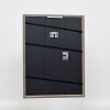 Efektní rám z masivního dřeva profil 25 ořechově hnědý 7x10 cm čiré sklo