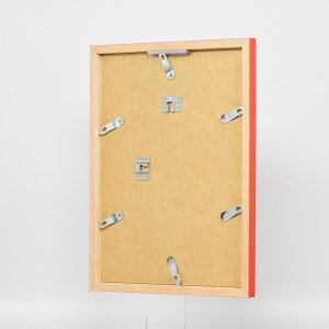 Dřevěný rám Top Cube 7x10 cm červené antireflexní sklo
