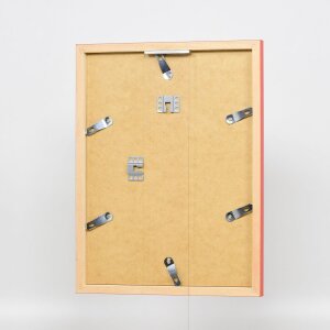 Dřevěný rám Top Cube 7x10 cm červené antireflexní sklo