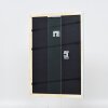 Efektní dřevěný rám profil 32 modrý 7x10 cm normální sklo