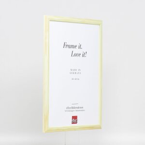 Efektní dřevěný rám profil 32 zelený 7x10 cm normální sklo
