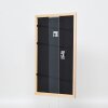 Efektní dřevěný rám profil 32 světle hnědý 7x10 cm normální sklo