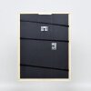 Efektní dřevěný rám profil 32 šedomodrý 7x10 cm normální sklo