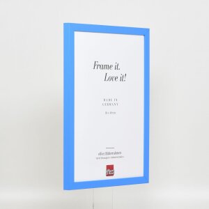 Dřevěný rám Top Cube 7x10 cm modré antireflexní sklo