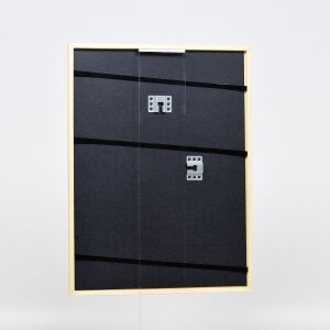 Efektní rám z masivního dřeva profil 20 zlatý 7x10 cm muzejní sklo
