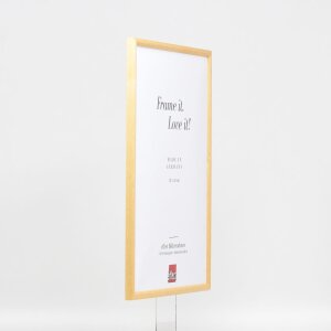 Efektní rám z masivního dřeva profil 20 zlatý 7x10 cm muzejní sklo