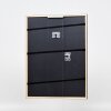Efektní dřevěný rám profil 23 červený 7x10 cm muzejní sklo