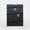Efektní dřevěný rám profil 23 červený 7x10 cm muzejní sklo