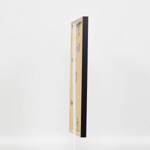 Efektní dřevěný rám profil 33 černý 7x10 cm normální sklo