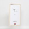 Efektní dřevěný rám profil 33 bílý 7x10 cm normální sklo