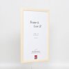 Efektní dřevěný rám profil 89 bílý 7x10 cm normální sklo