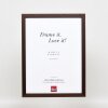 Efektní dřevěný rám profil 33 wenge 7x10 cm antireflexní sklo