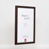 Efektní dřevěný rám profil 33 wenge 7x10 cm antireflexní sklo