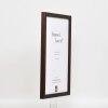 Efektní dřevěný rám profil 33 wenge 7x10 cm antireflexní sklo