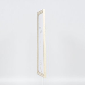 Efektní dřevěný rám profil 38 bílý 7x10 cm muzejní sklo