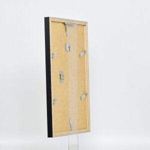 Efektní dřevěný rám profil 33 černý 7x10 cm muzejní sklo