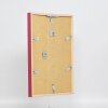 Efektní dřevěný rám profil 35 červený 7x10 cm normální sklo + distanční rámeček