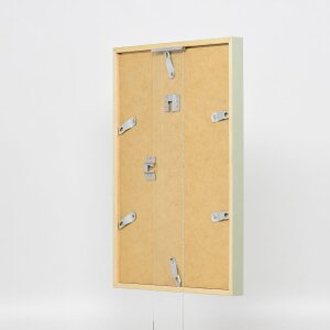 Efektní dřevěný rám profil 35 zelený 7x10 cm normální sklo + distanční rámeček