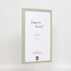 Efektní dřevěný rám profil 35 zelený 7x10 cm normální sklo + distanční rámeček