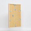 Efektní dřevěný rám profil 35 světle hnědý 7x10 cm normální sklo + distanční rámeček