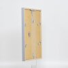 Efektní dřevěný rám profil 35 světle šedý 7x10 cm normální sklo + distanční rámeček